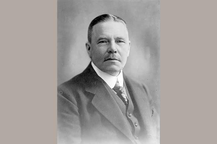 Portrait of Arvid Lindman.