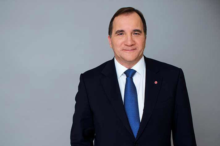 Portrait of Stefan Löfven.