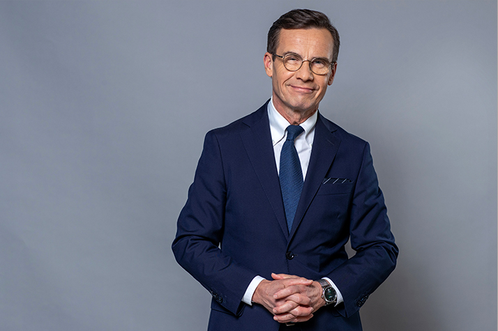 Portrait of Ulf Kristersson.