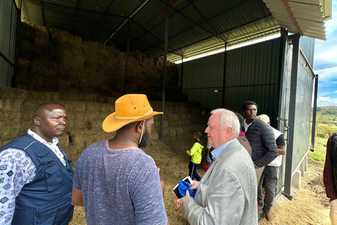 Delegation visiting Kajiado County