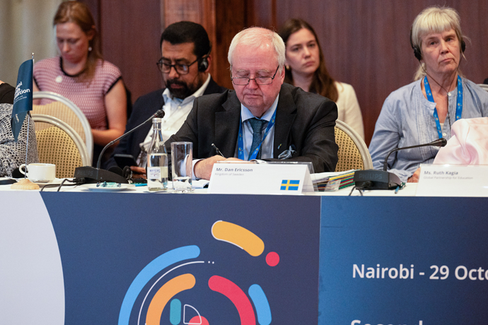 Sweden is in the steering committee for the international School Meals Coalition
