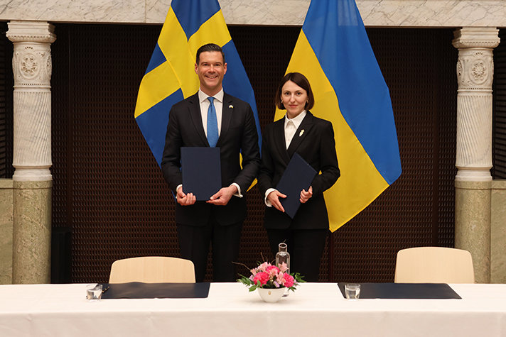 Johan Forssell and Ilona Havronska