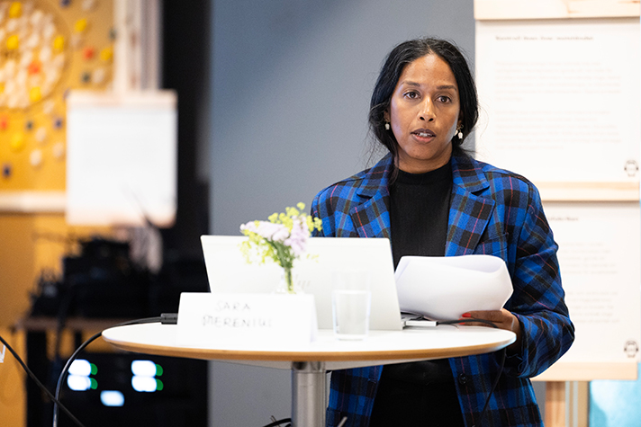 Sara Merenius, project manager at the Swedish National Council for Crime Prevention.