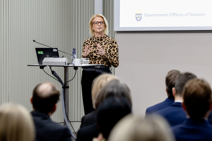 Minister for Finance Elisabeth Svantesson.
