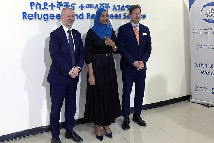 Anders Hall, Teyiba Hassan and Hans Lundqvist