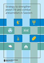 Cover of the Strategy to strengthen Jewish life and combat antisemitism in Sweden.